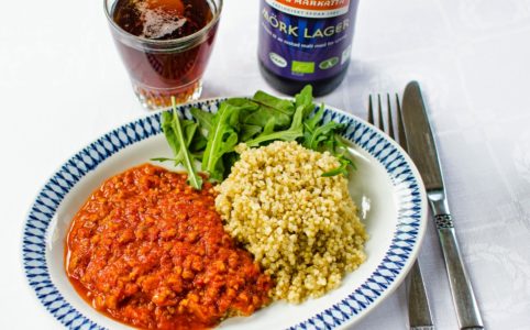 Sojafärsgryta med quinoa