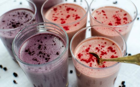 panacotta lingon blåbär