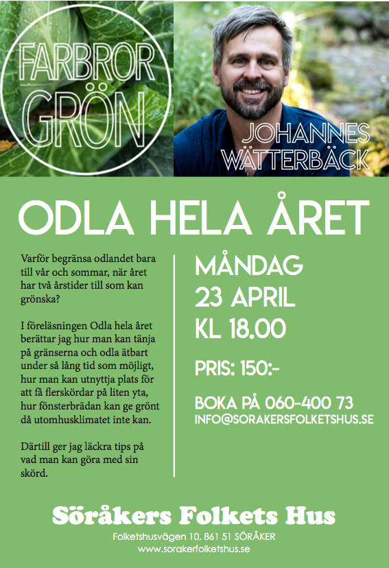 Farbror Grön i Sundsvall 23 – 24 april